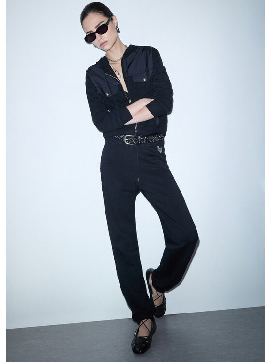 Liu Jo Liu Jo Pantaloni di tessuto TF6259MS49I22222 Nero Regular Fit