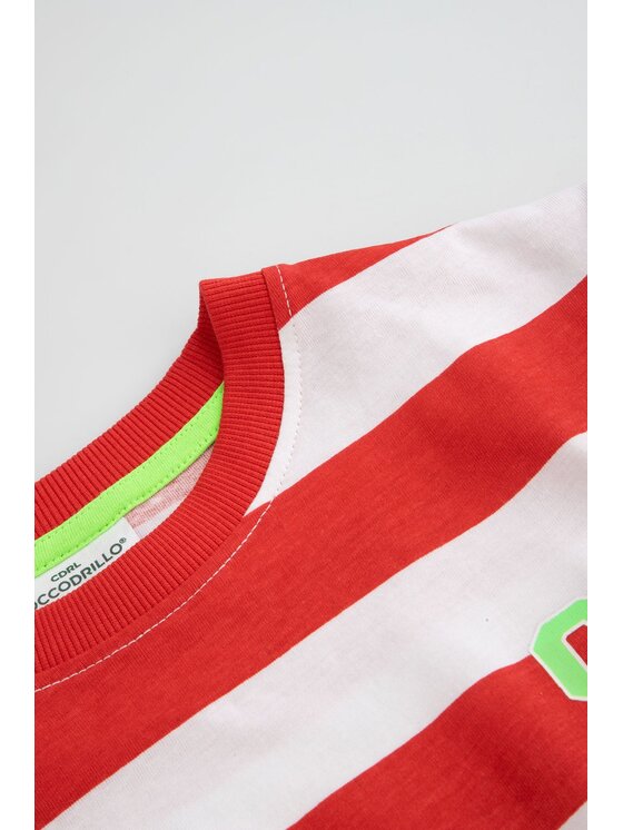 Coccodrillo Coccodrillo T-Shirt WC6143236VBA-009 Czerwony Regular Fit