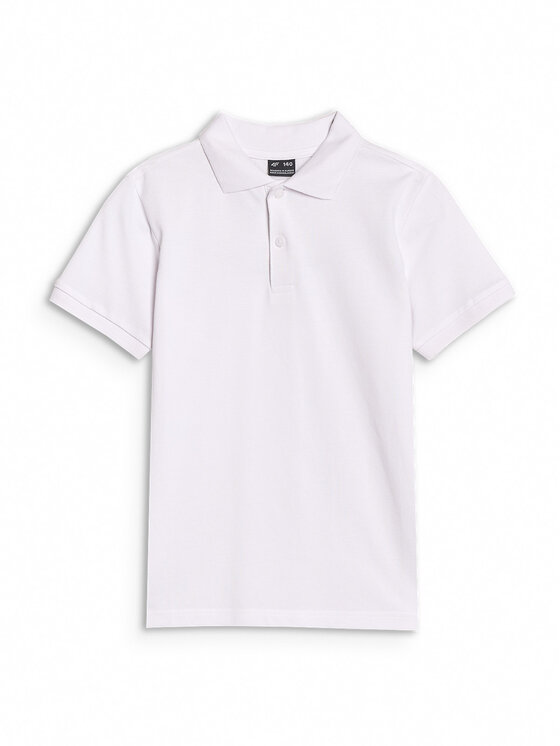4F 4F Polo BASIC+ Biały Regular Fit