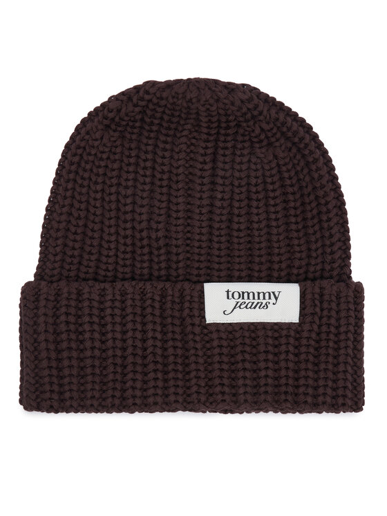 Tommy Hilfiger Tommy Hilfiger Шапка Script AW0AW18972 Тъмнокафяв