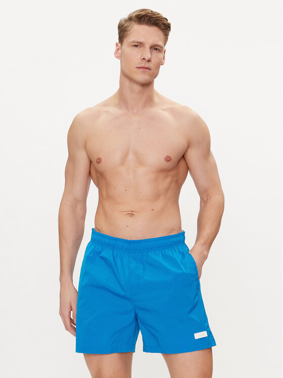 Calvin Klein Swimwear Calvin Klein Swimwear Pantaloni scurți pentru înot KM0KM00939 Albastru Regular Fit