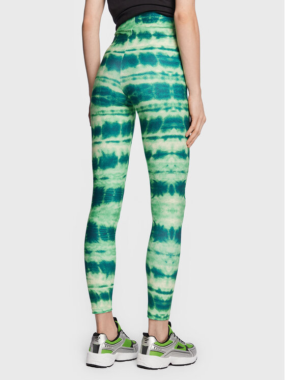 Fila Fila Leggings Charmes FAW0220 Grün Slim Fit