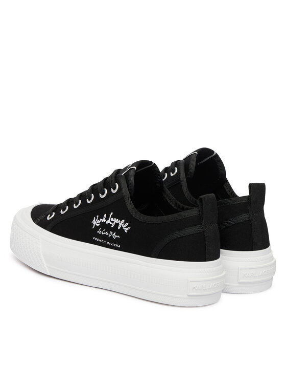 KARL LAGERFELD KARL LAGERFELD Trampki Kampus Max V KL60516 Czarny