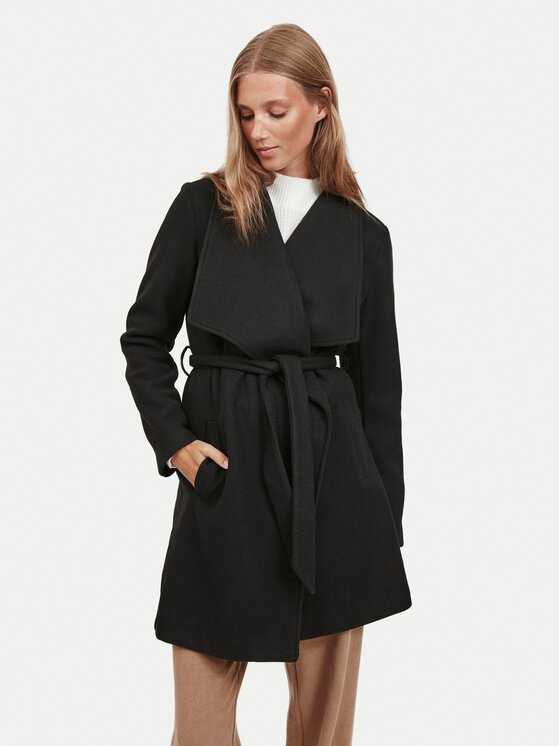 Vila Vila Übergangsmantel Cooley 14069682 Schwarz Regular Fit