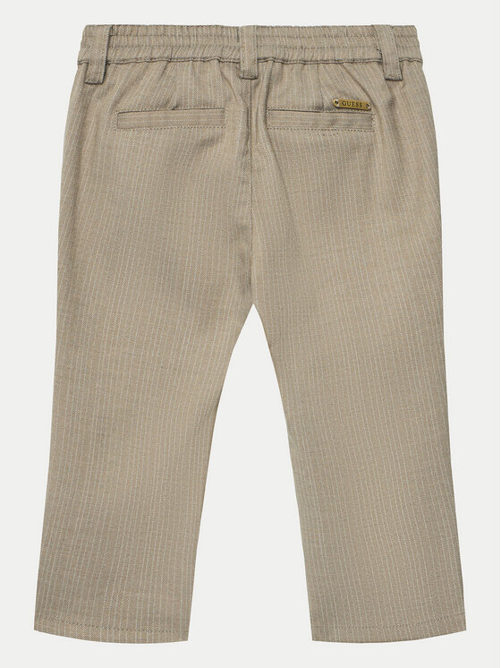 Guess Guess Набір сорочка, жилет і штани з текстилю N5RG03 WGTW0 Бежевий Regular Fit