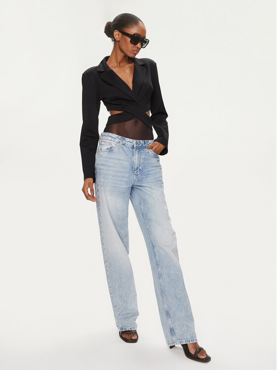 Undress Code Undress Code κορμάκι Obsessed 653 Μαύρο Slim Fit