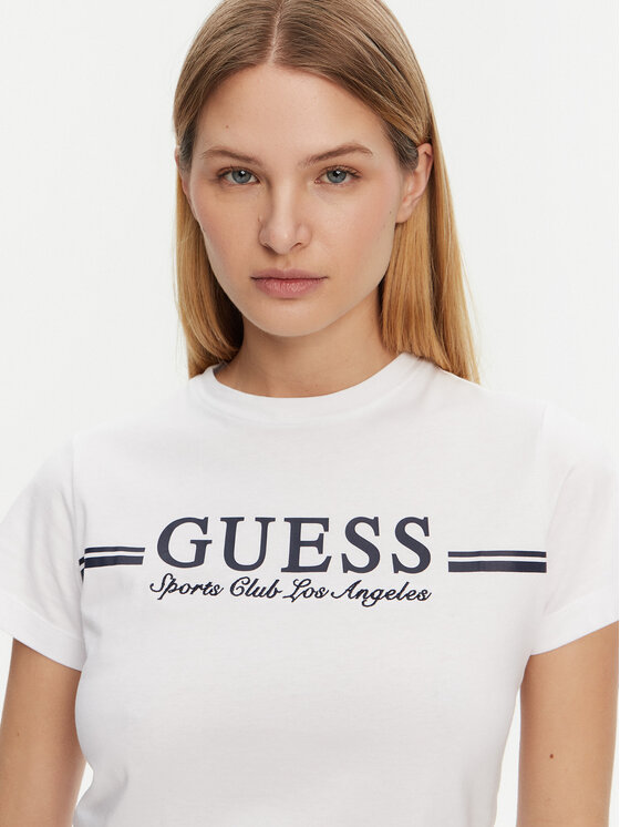 Guess Guess T-shirt V5GI03 I3Z14 Bijela Regular Fit
