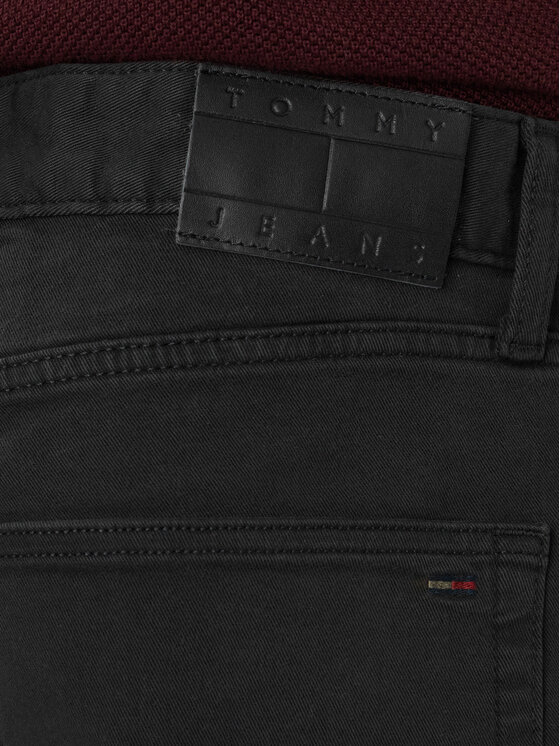 Tommy Jeans Tommy Jeans Pantaloni din material Ryan DM0DM23732 Negru Straight Fit