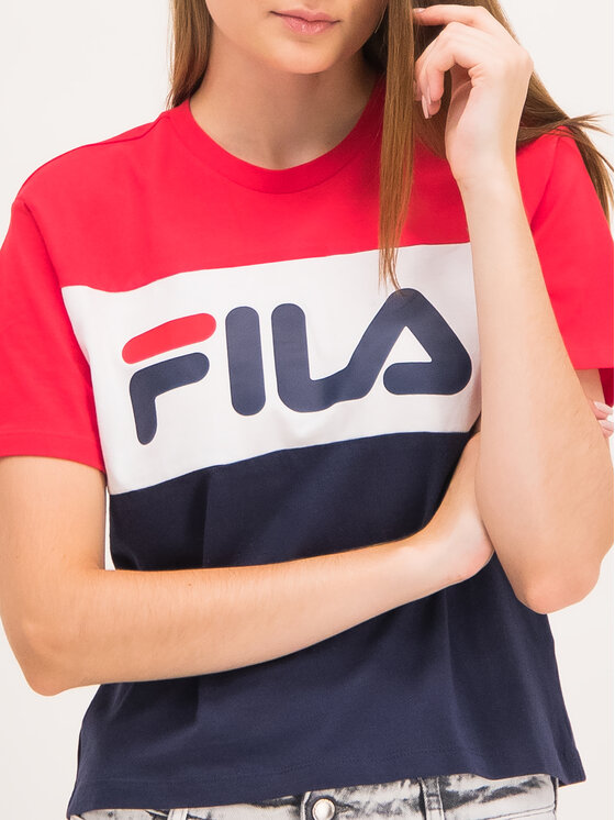 Fila t on sale shirt femme rouge