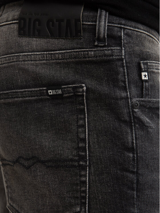 BIG STAR BIG STAR Jeansy DERIC HIGH WAIST Czarny Skinny Fit