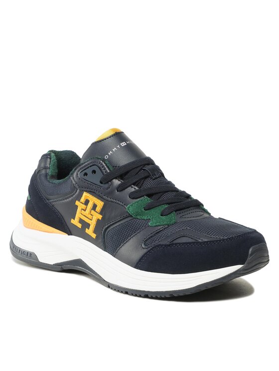 Tommy Hilfiger Tommy Hilfiger Snīkeri Modern Prep Mix Wl Blackwatch FM0FM04415 Tumši zils