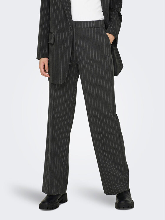 ONLY ONLY Παντελόνι υφασμάτινο 15304267 Γκρι Straight Fit