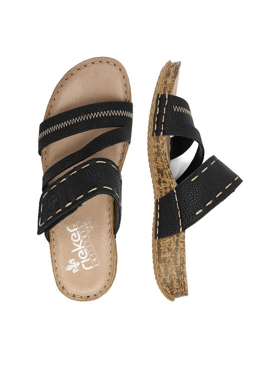 Rieker Rieker Šlepetės 61150-01 Juoda