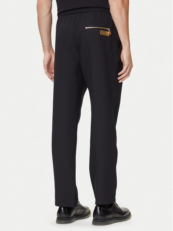 Versace Jeans Couture Versace Jeans Couture Παντελόνι υφασμάτινο 79GAA100 N0136 Μαύρο Regular Fit