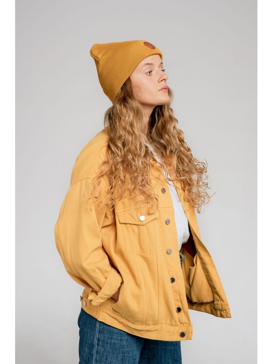 Kabak Kabak Czapka klasyczna beanie Żółty