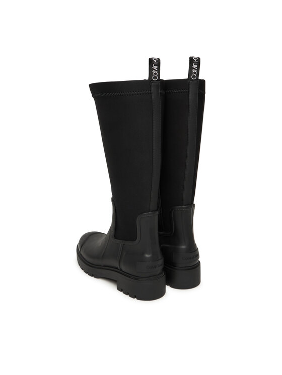 Calvin Klein Calvin Klein Cizme de cauciuc YW0YW02002 Negru