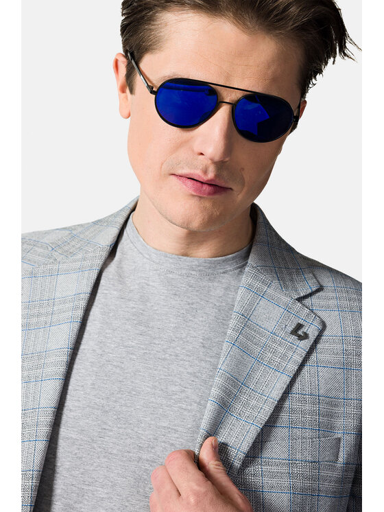 Lancerto Lancerto Marynarka Avila MA131123000021 Szary Slim Fit