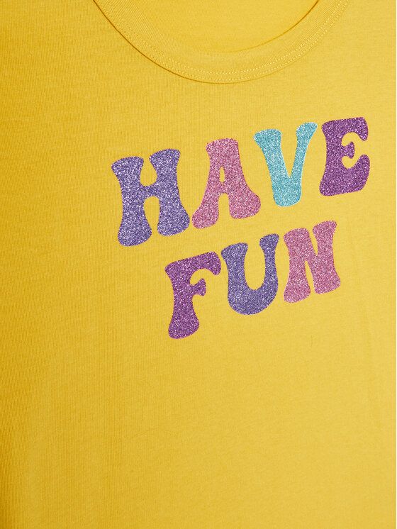 United Colors Of Benetton United Colors Of Benetton T-shirt 3096C10AV Giallo Regular Fit