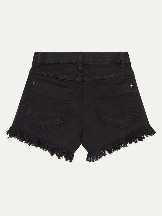 Coccodrillo Coccodrillo Szorty jeansowe WC4123201JCG Czarny Regular Fit