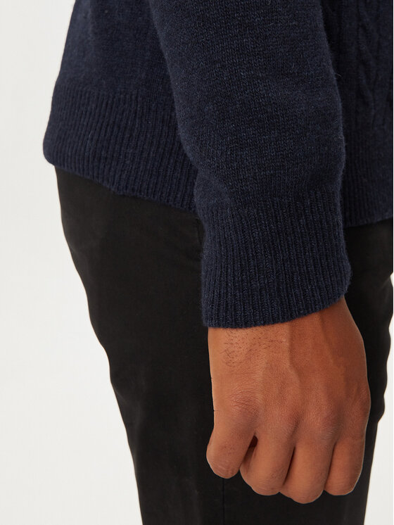 Aeronautica Militare Aeronautica Militare Rollkragenpullover 242MA1485L417 Dunkelblau Regular Fit