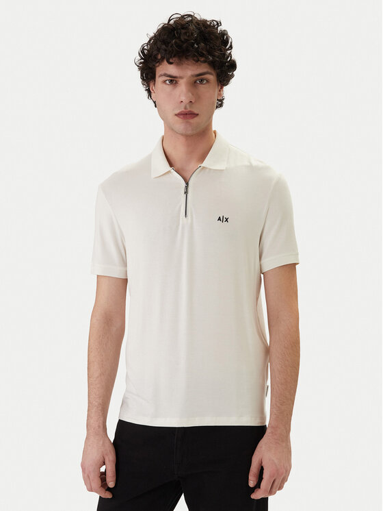 Armani Exchange Armani Exchange Polokošile XM002372 AF21936 U0009 Bílá Regular Fit