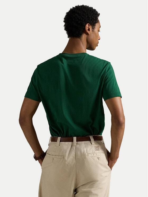 Polo Ralph Lauren Polo Ralph Lauren T-krekls 710671438461 Zaļš Custom Slim Fit