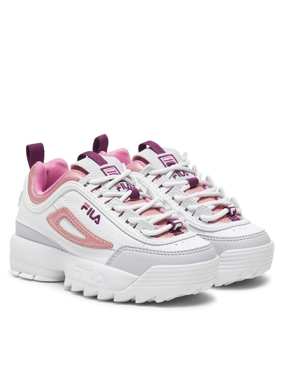 Fila bianche e rosa sales