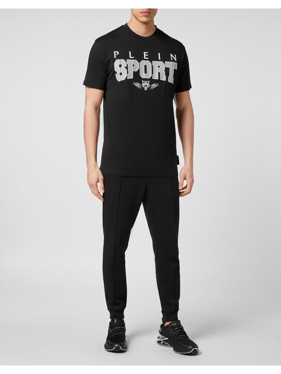 Plein Sport Plein Sport T-Shirt 1089 Czarny Regular Fit