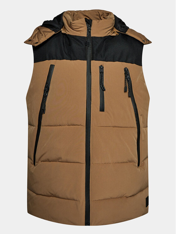 INDICODE INDICODE Bodywarmer Titanium 15-756 Braun Regular Fit