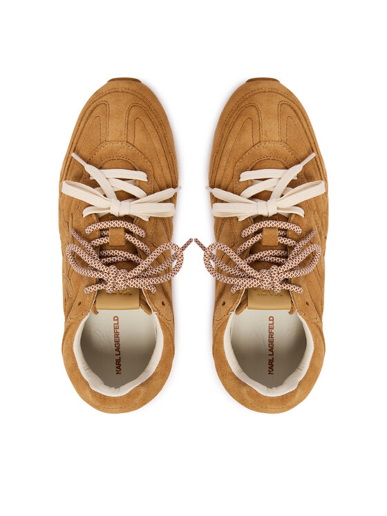 KARL LAGERFELD KARL LAGERFELD Sneakersy Venus KL65926A Beżowy ciemny