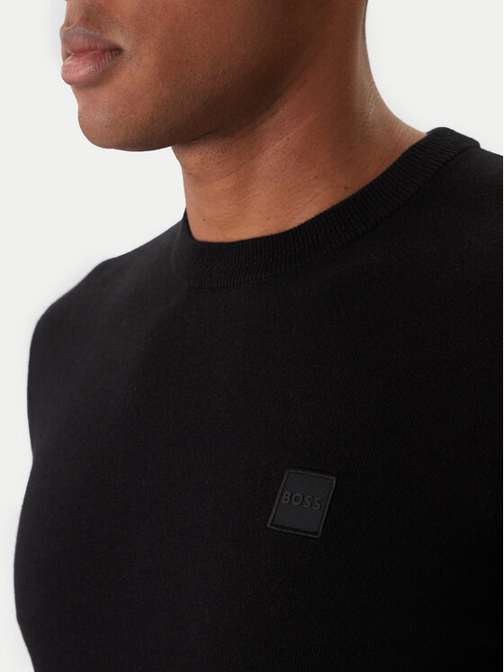 BOSS BOSS Pulover Kanovano_S 50527583 Negru Regular Fit