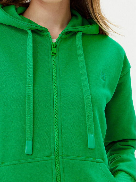 Silvian Heach Silvian Heach Felpa Frien GPP25114FE Verde Regular Fit