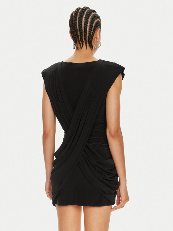 NORMA KAMALI NORMA KAMALI Sukienka koktajlowa KK1243PLD83001 Czarny Slim Fit