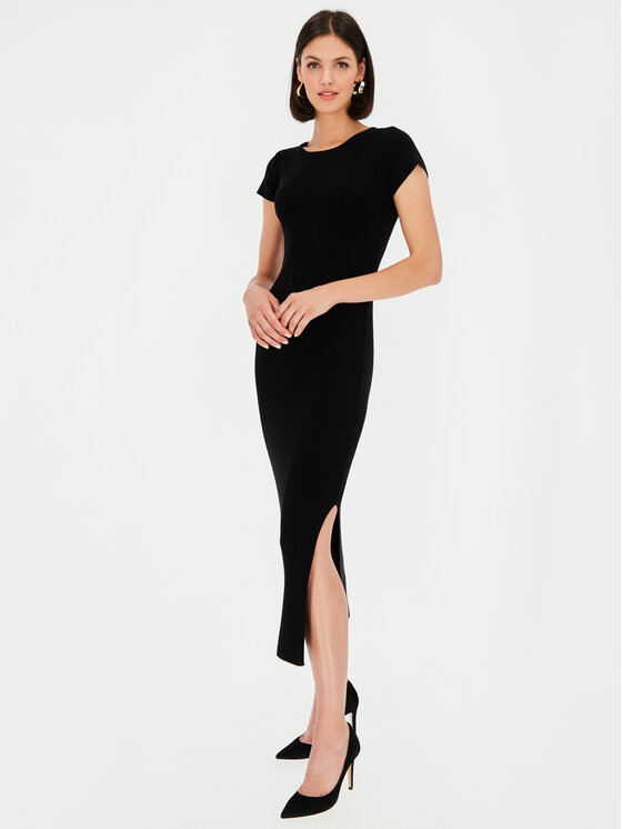 L’AF L’AF Sukienka koktajlowa Livia Czarny Slim Fit
