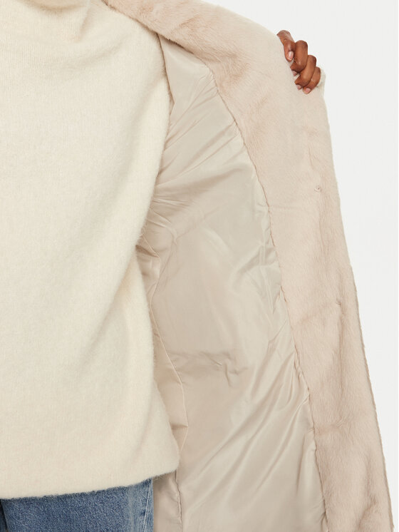 Bomboogie Bomboogie Cappotto in shearling CW8698TFSB4 Beige Loose Fit