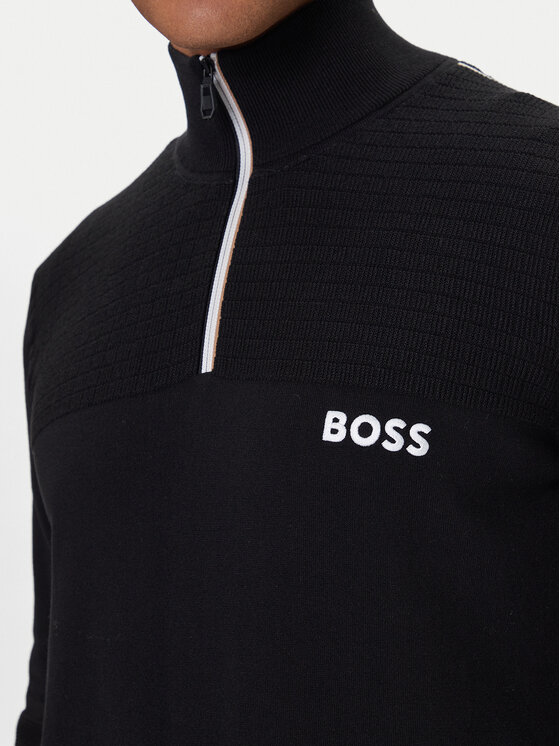 BOSS BOSS Sweter K_Hydro QZ-1 50541953 Czarny Regular Fit