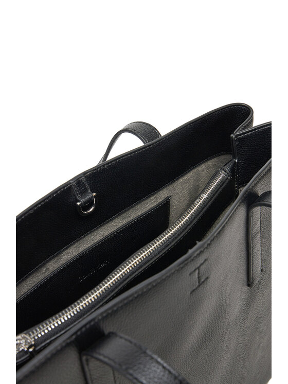 Calvin Klein Calvin Klein Borsetta Ck Plaque Medium Shopper K60K612782 Nero