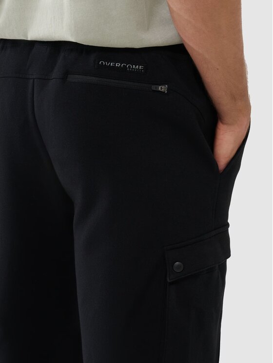 4F 4F Pantaloni di tessuto 4FWSS25TTROM0990-20S Nero Regular Fit