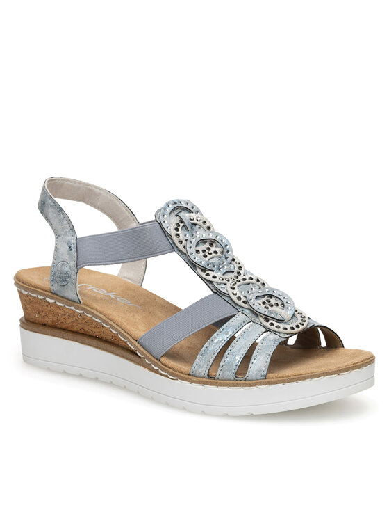 Rieker Rieker Sandalen V38H8-12 Blau