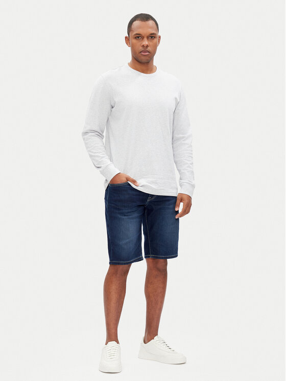 Pepe Jeans Pepe Jeans Szorty jeansowe PM801075 Granatowy Slim Fit