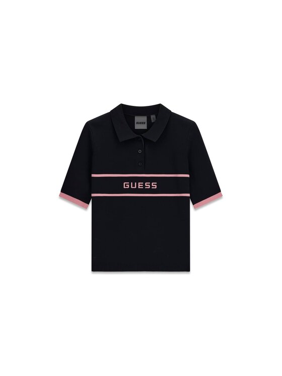 Guess Guess T-Shirt 183574 Černá Classic Fit