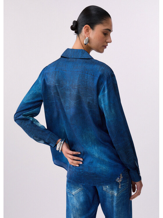 Liu Jo Liu Jo Camicia UA6343T595879045 Celeste Regular Fit