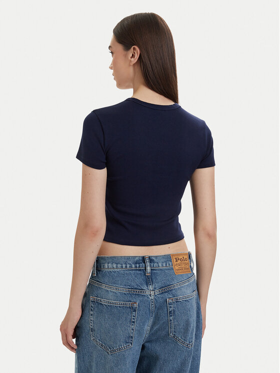 HUGO HUGO T-Shirt Delanor 50570857 Blau Slim Fit