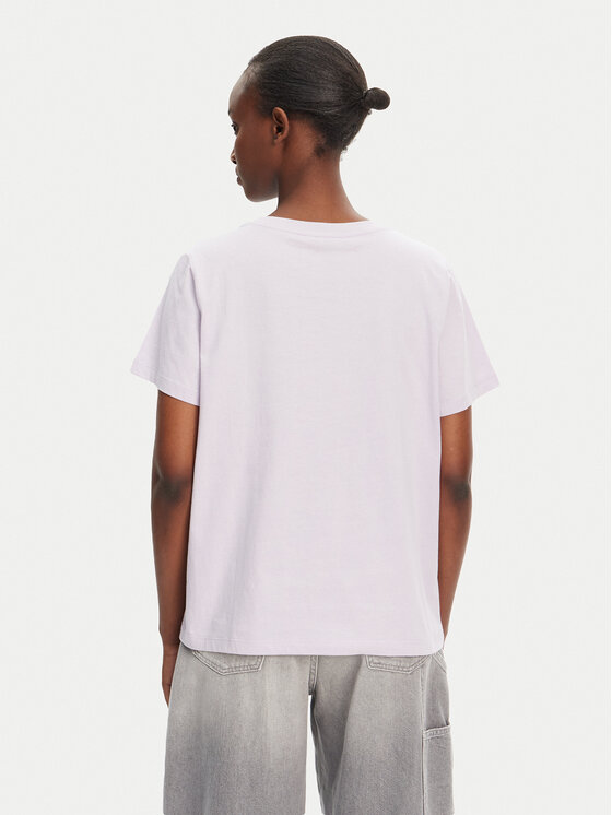 TWINSET TWINSET Tricou 251TT2040 Violet Regular Fit