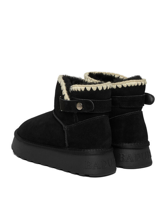 Badura Badura Śniegowce EO-ANGELA-TS6296-01 Czarny