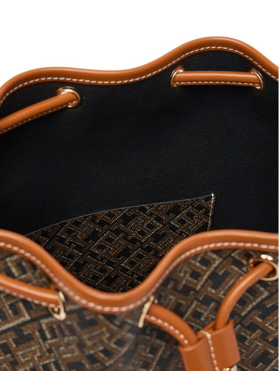 Tommy Hilfiger Tommy Hilfiger Дамска чанта Th Monoplay Bucket Le AW0AW18847 Черен