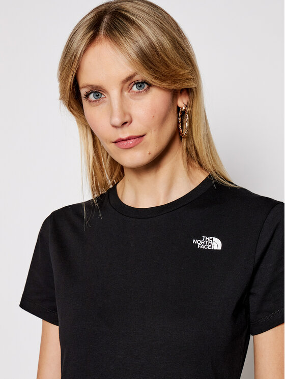 The North Face The North Face Тишърт Simple Dome NF0A4T1A Черен Regular Fit