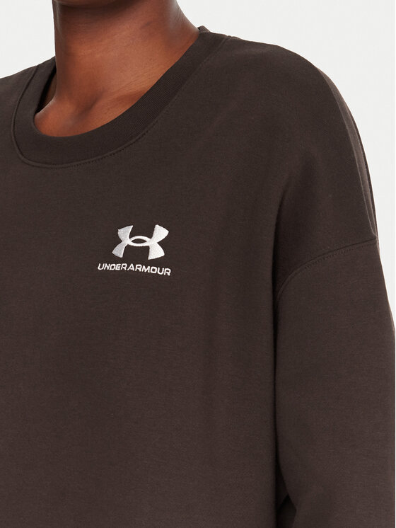Under Armour Under Armour Bluza Essential 1379475 Brązowy Loose Fit