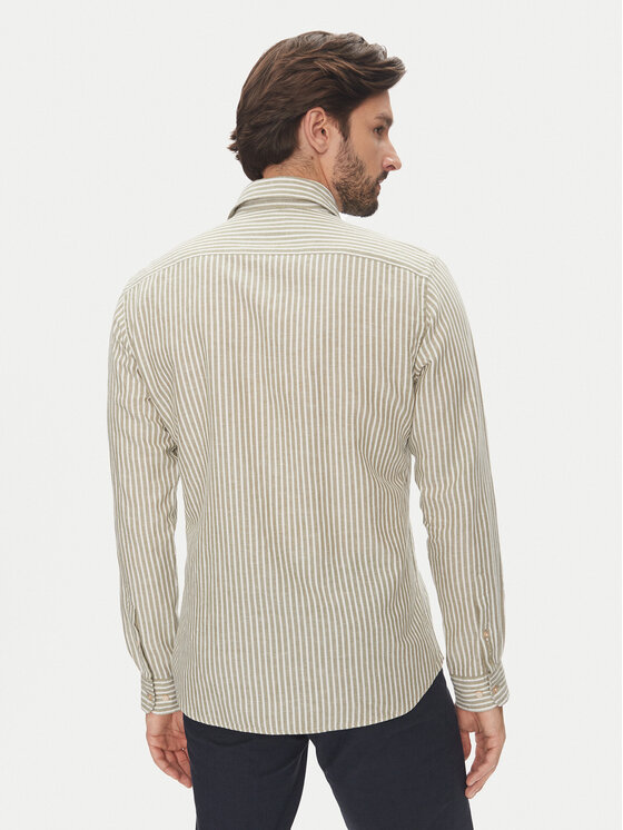 Pierre Cardin Pierre Cardin Camicia C6 41017.0482 Beige Modern Fit