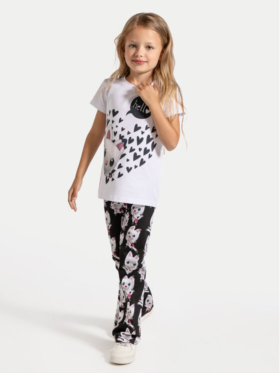Coccodrillo Coccodrillo Kalhoty z materiálu ZC4122101LGD Černá Regular Fit